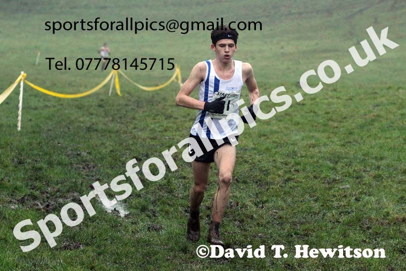 Mens under-17s, NECAA Junior Cross Country Relays, Thornley Farm, Peterlee, Saturday, December 12th. Photo: David T. Hewitson/Sports for All Pics